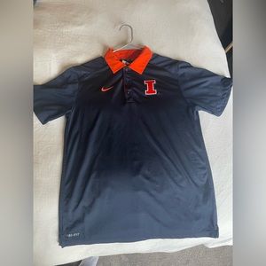Nike Illini Polo Size M